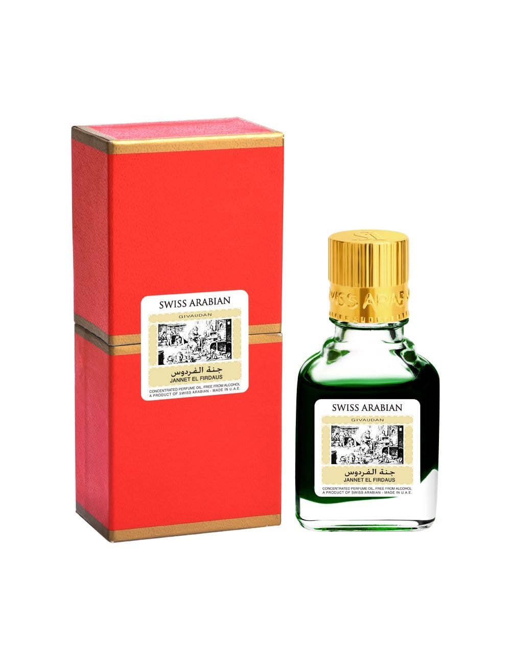 Swiss Arabian Jannat ul Firdaus Attar Perfume- 9ml (Free From Alcohol) - Crazzy Deal