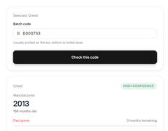 Creed Original Vetiver EDP 1.7ml Vial - 2013 BATCH 'D000733'
